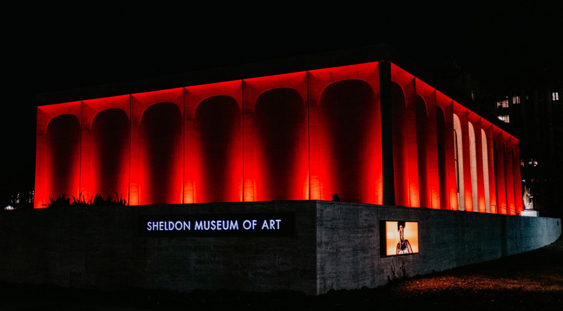Sheldon Museum of Art west façade